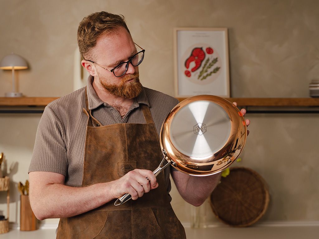 KUPFER HYBRID ANTIHAFT BRATPFANNE 24 CM - 6