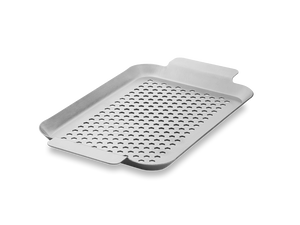 BBQ-SCHALE AUS EDELSTAHL 33×18 CM - 1