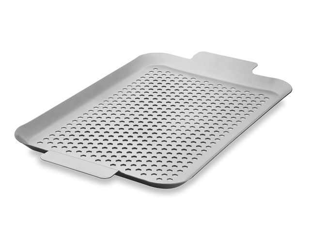 BBQ-SCHALE AUS EDELSTAHL 43×25 CM - 1